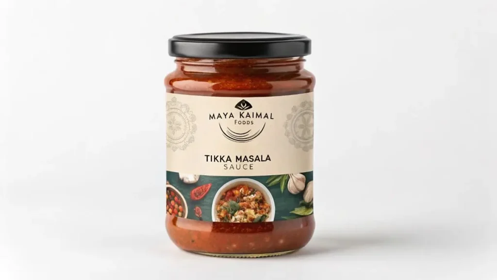 Best Keto Butter Chicken Store Bought Brands & How to Make Them Even Better: A Chef's Guide 4 Maya Kaimal Tikka Masala Sauce jar, a flavorful and convenient Indian simmer sauce.