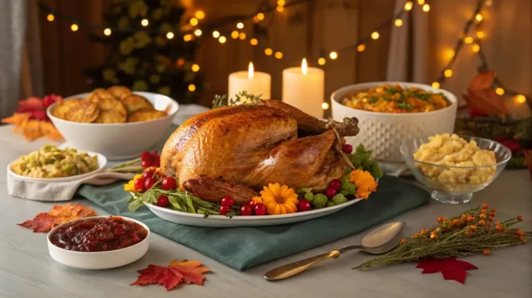 Thanksgiving Dinner Grocery List Everything You Need for A Feast 22 A Thanksgiving dinner grocery list featuring all the essentials like turkey, mashed potatoes, stuffing, cranberry sauce, and pumpkin pie, perfect for planning your holiday meal