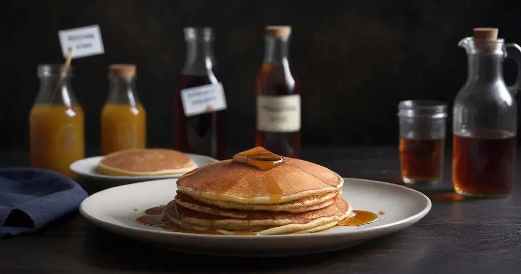 Gluten Free Pancakes with Syrup