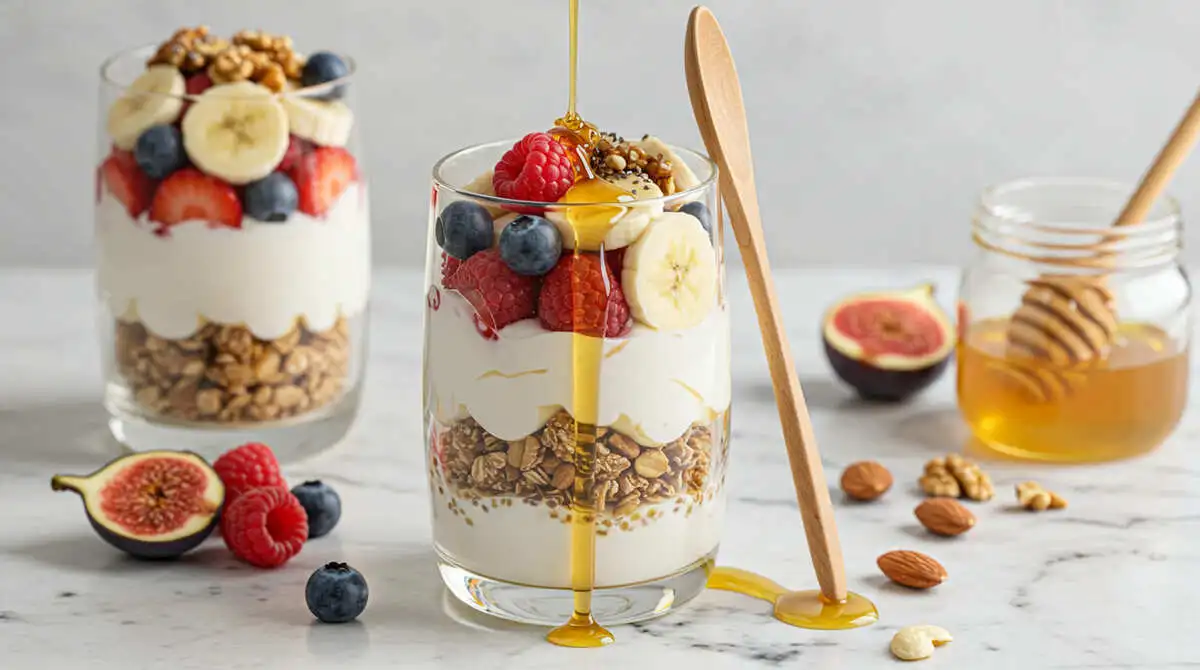 Easy Gluten Free Yogurt with Fruit and Nuts Recipe