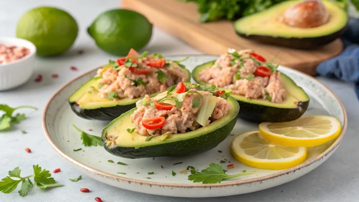 Tuna Salad Avocado Boats