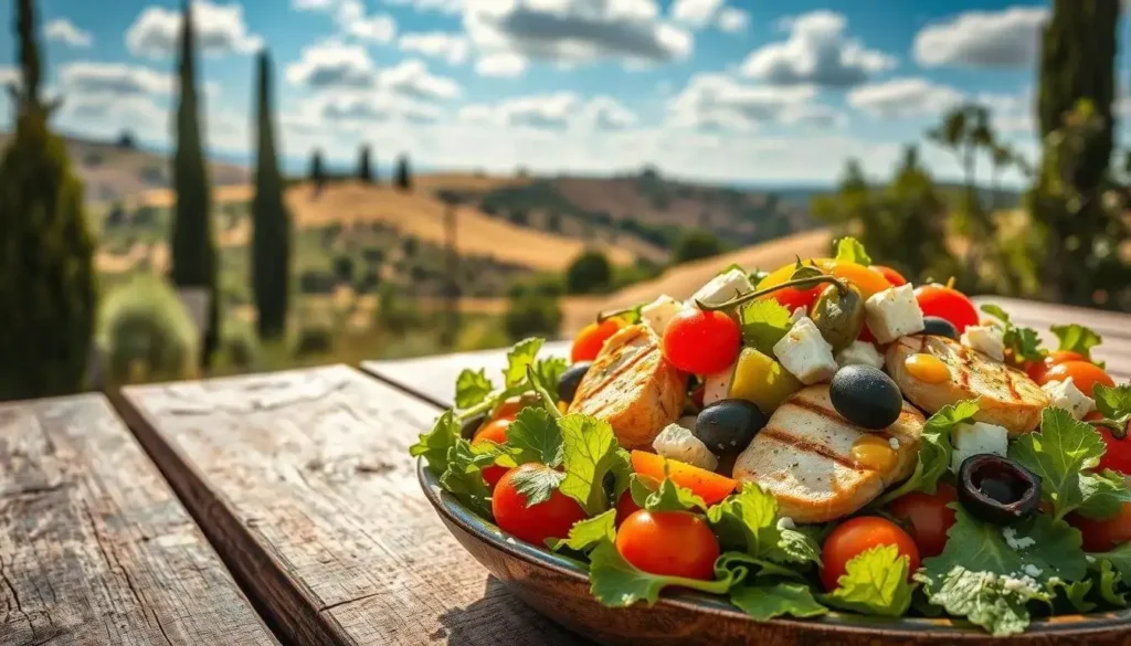 The Easy & Best Keto Mediterranean Chicken Salad Ever 2 Keto Mediterranean chicken salad