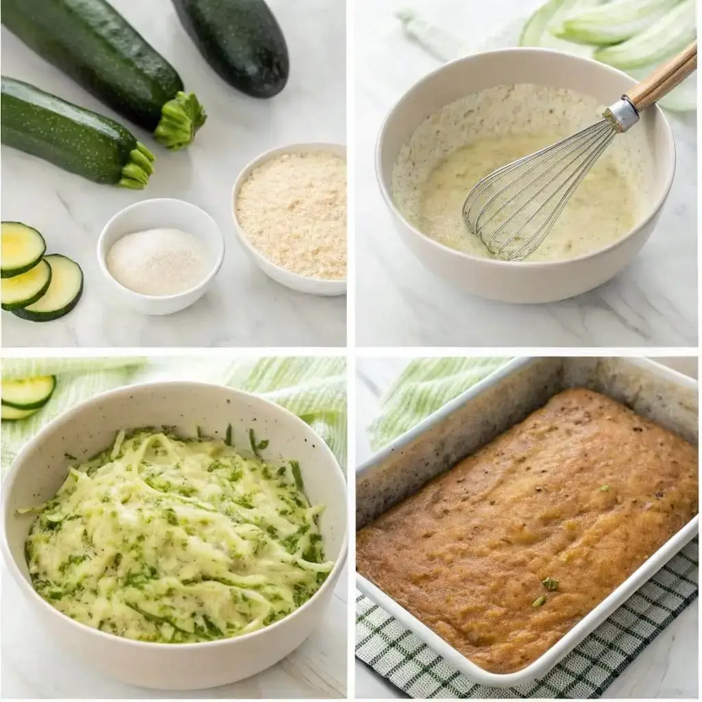 Easy Keto Zucchini Bread Recipe 4 Quick zucchini bread recipe steps