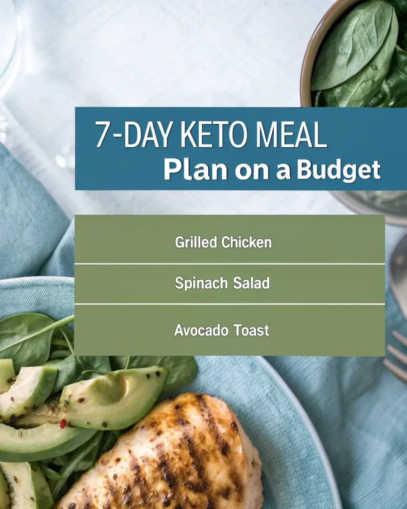 7-Day Keto Meal Plan on a Budget 5 7-day keto meal plan