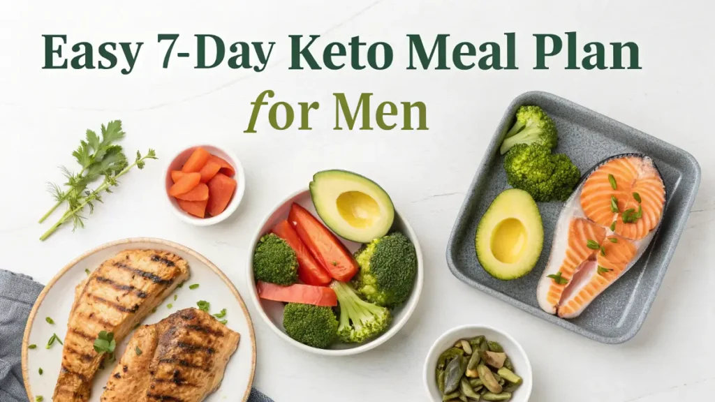 Easy 7-day keto meal plan for men