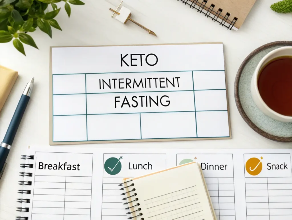 Easy 7-day keto meal plan with intermittent fasting 3 easy keto intermittent fasting meal plan