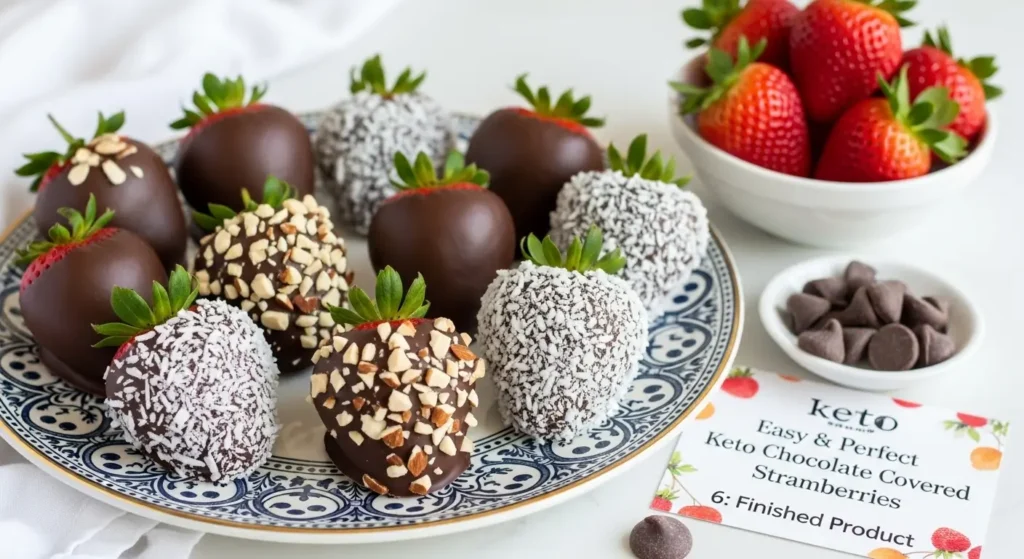 Easy & Perfect Keto Chocolate Covered Strawberries: Low-Carb Recipe for Beginners